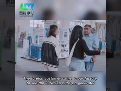 ลูกค้าต่างชาติมาที่โรงงาน เพื่อดูเครื่องกําเนิดไนโตรเจน 20Nm3/h